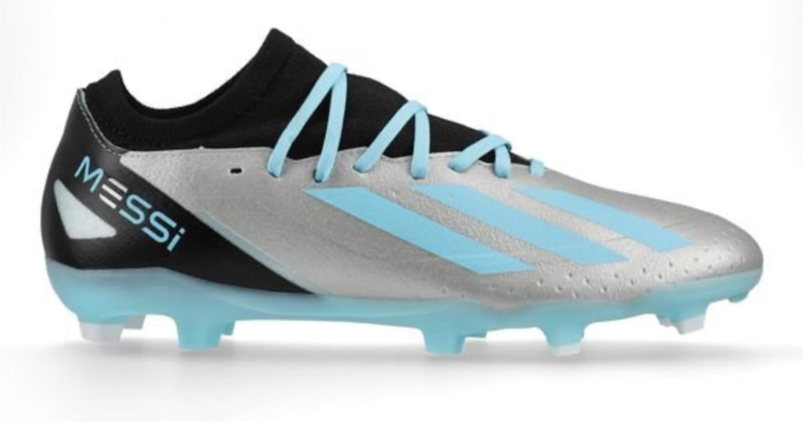 adidas X Crazyfast Messi .3 FG Infinito - Silver Metallic/Bliss Blue/Core Black