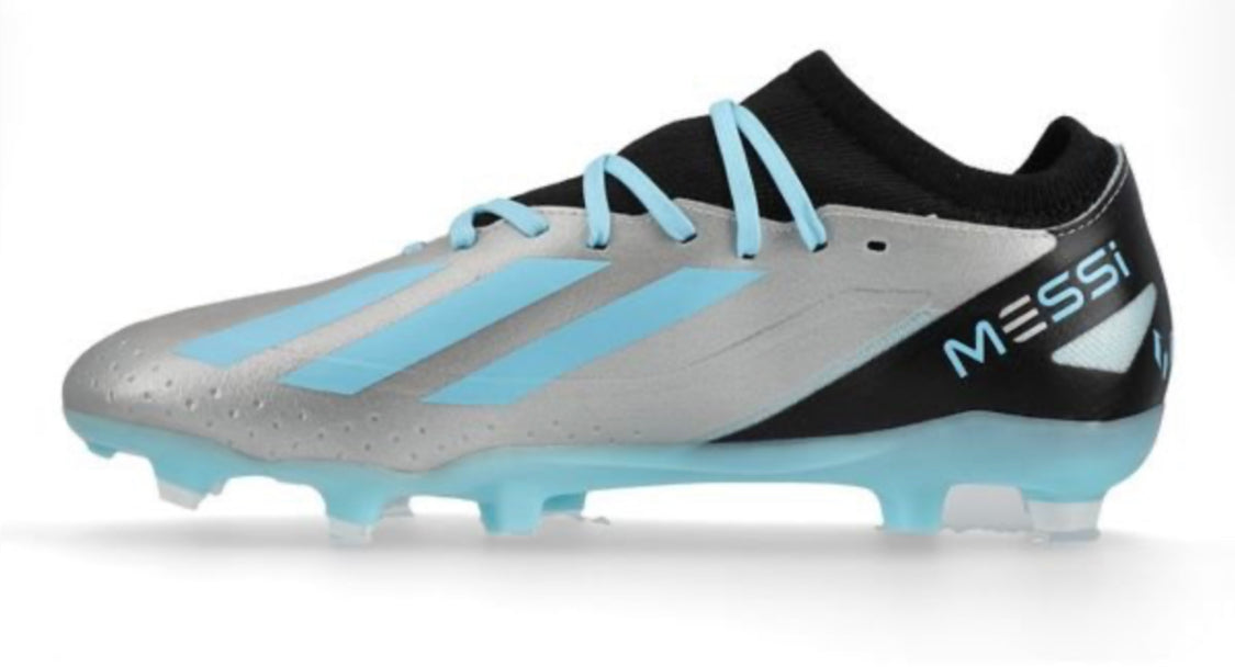 adidas X Crazyfast Messi .3 FG Infinito - Silver Metallic/Bliss Blue/Core Black