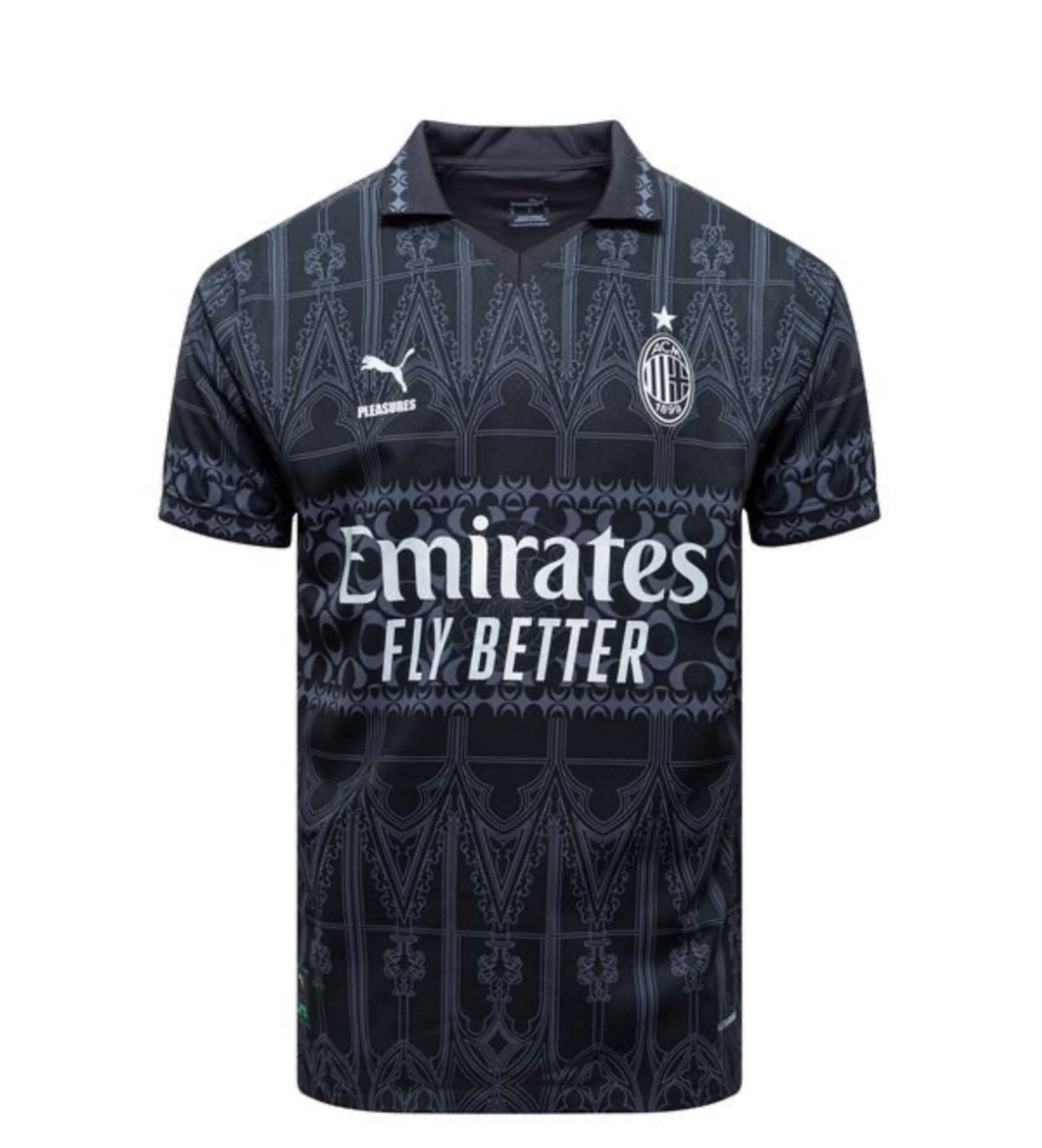 Milan X PLEASURES Fourth Shirt 2024 Authentic LIMITED EDITION
