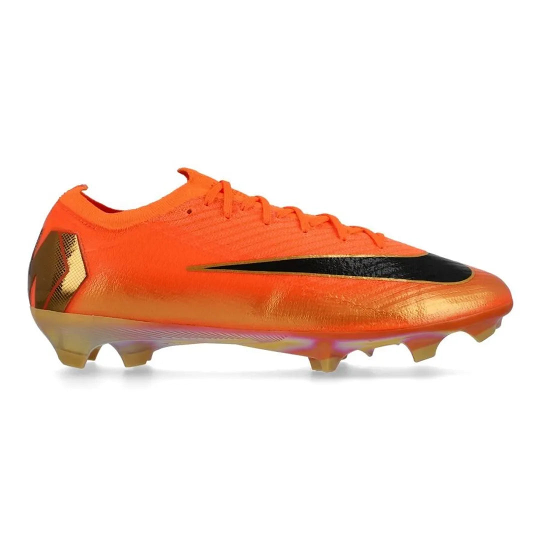NIKE AIR ZOOM MERCURIAL VAPOR 16 ELITE FG DÉJÀ VU - TOTAL ORANGE/METALLIC VIVID GOLD LIMITED EDITION