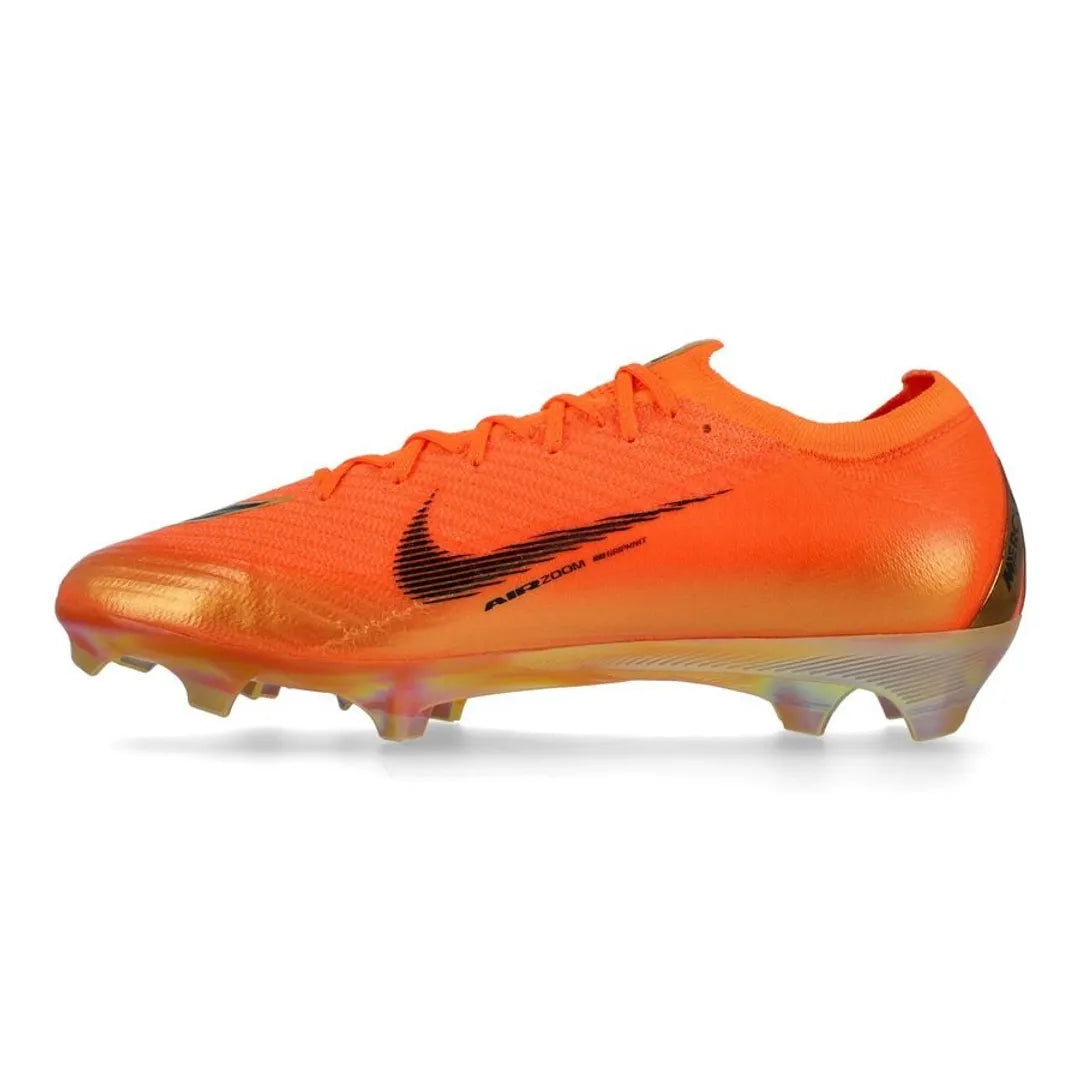 NIKE AIR ZOOM MERCURIAL VAPOR 16 ELITE FG DÉJÀ VU - TOTAL ORANGE/METALLIC VIVID GOLD LIMITED EDITION